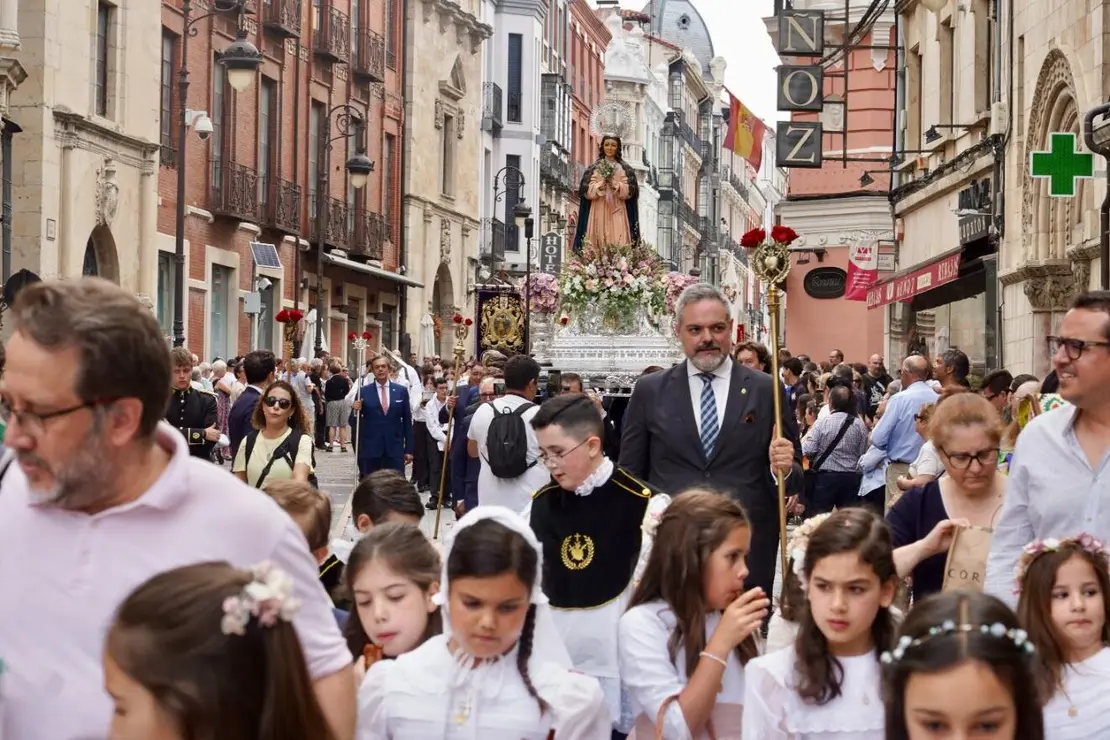Celebración del Corpus Christi en León. Foto: Campillo