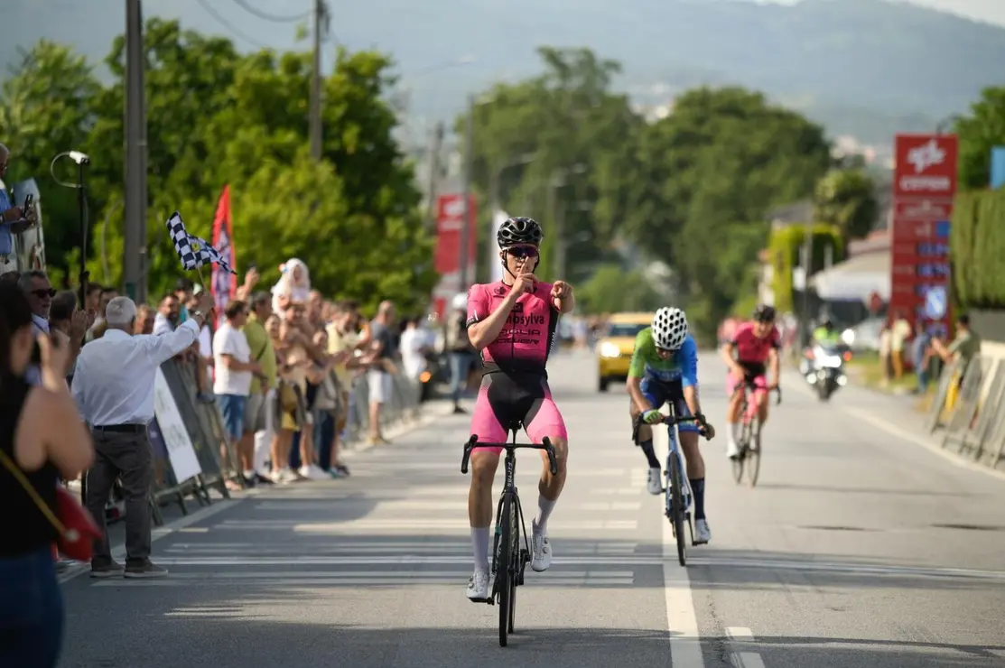 Gabriel Baptista y el Technosylva Maglia Rower Bembibre conquistan la Taça de Esperanças de Portugal. Foto: Federación Portuguesa de Ciclismo
