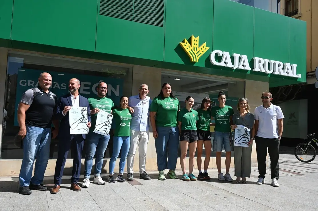 El Club Deportivo Sprint Atletismo de León y Caja Rural presentan el campeonato de Castilla y León absoluto de atletismo