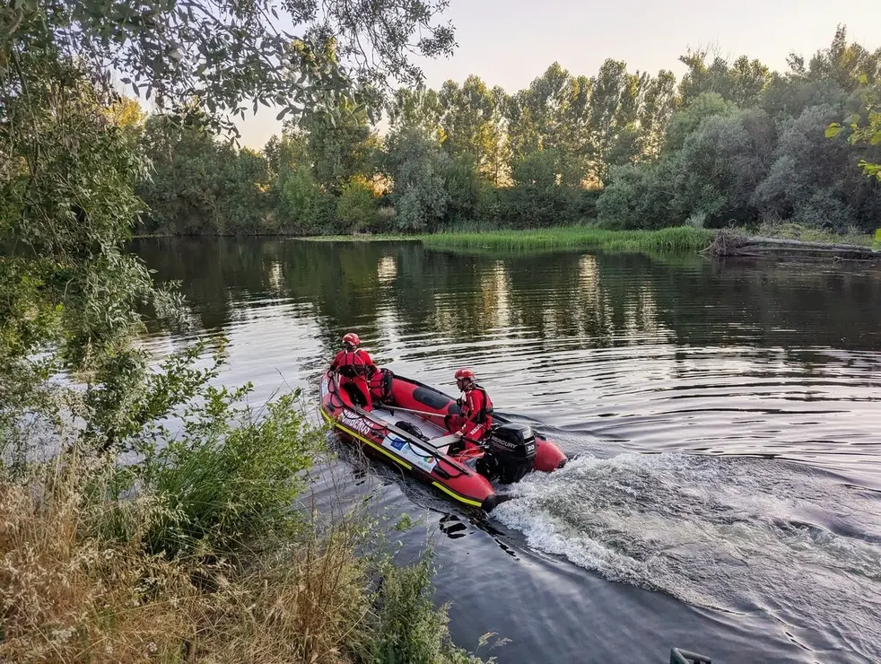 Busqueda de una persona en el Río Águeda en Ciudad Rodrigo (Salamanca)