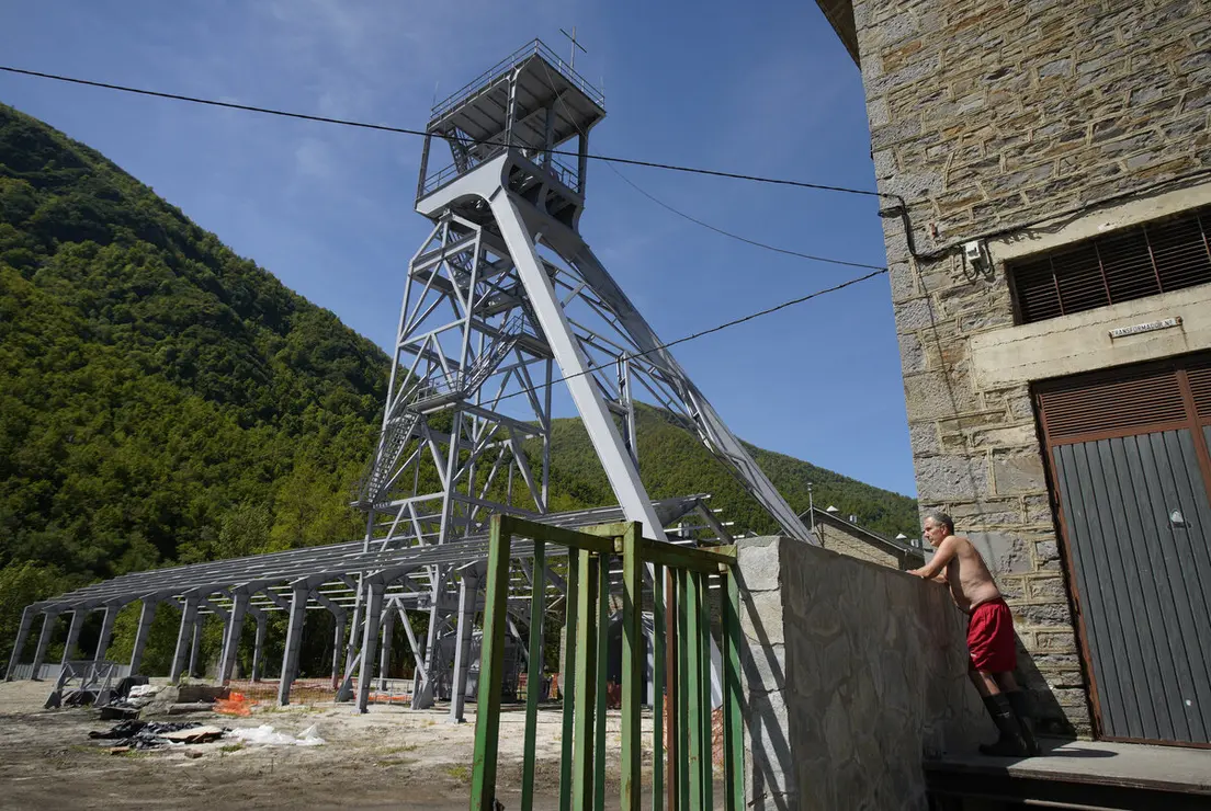 Restauración del Pozo María en Caboalles de Abajo (León)