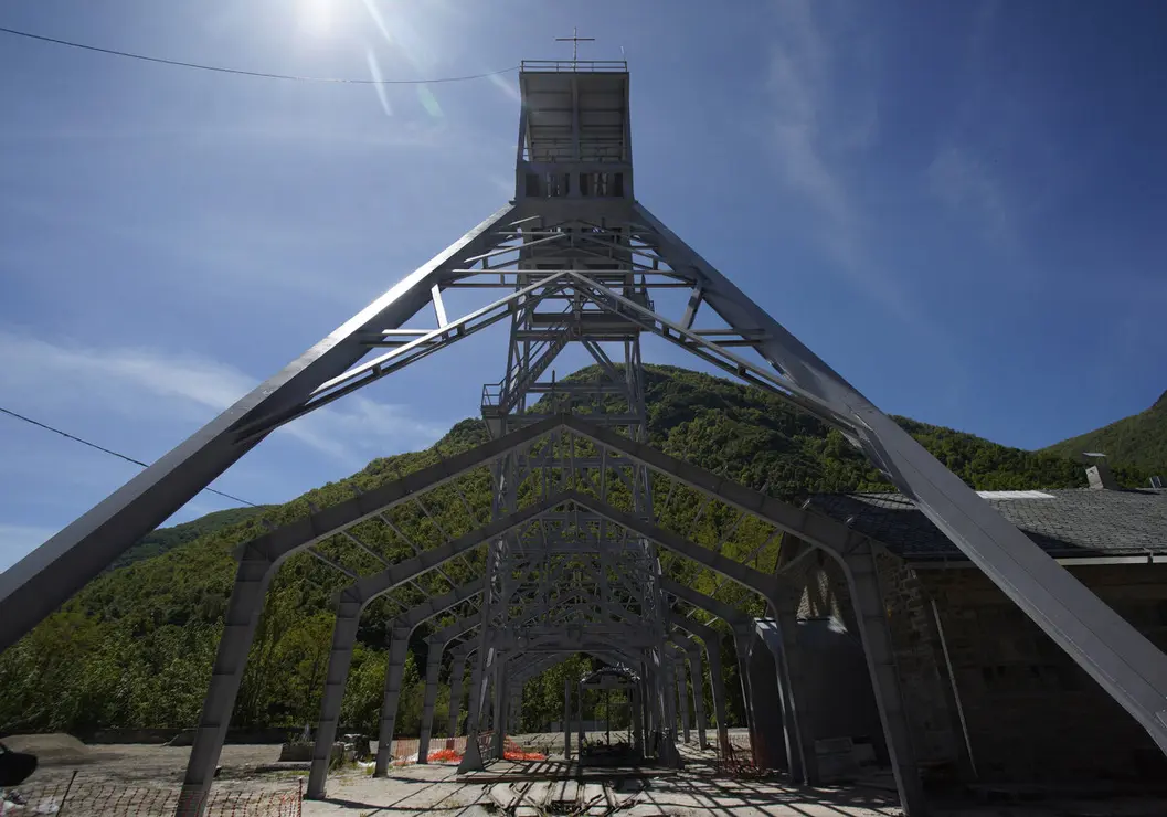 Restauración del Pozo María en Caboalles de Abajo (León)