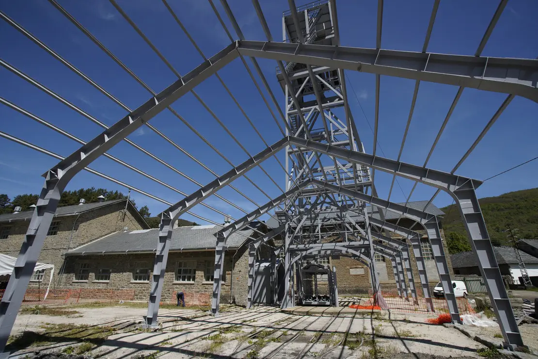 Restauración del Pozo María en Caboalles de Abajo (León)