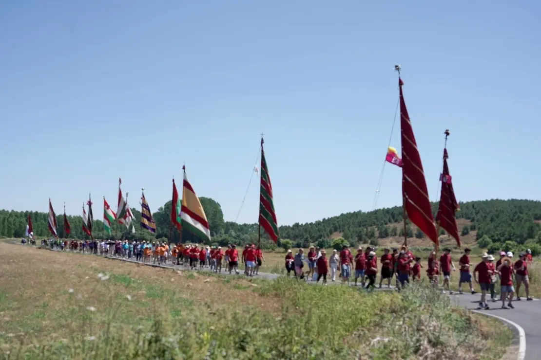 Celebración de la II Concentración de Pendones de Oteruelo de la Valduerna.