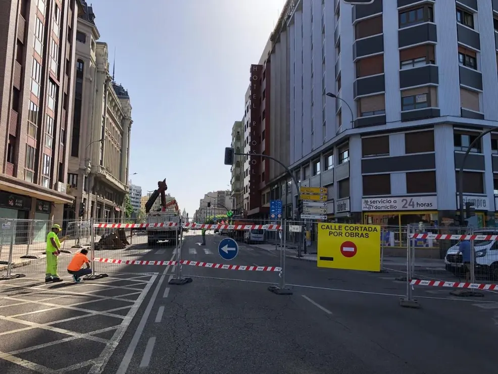 Tráfico restringido en la avenida Palencia por obras durante todo julio