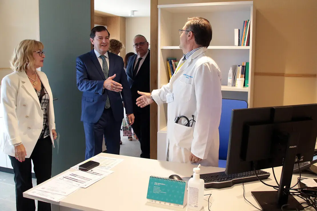 El presidente de la Junta de Castilla y León, Alfonso Fernández Mañueco, inaugura las nuevas instalaciones del centro de salud de Pinilla-San Andrés del Rabanedo