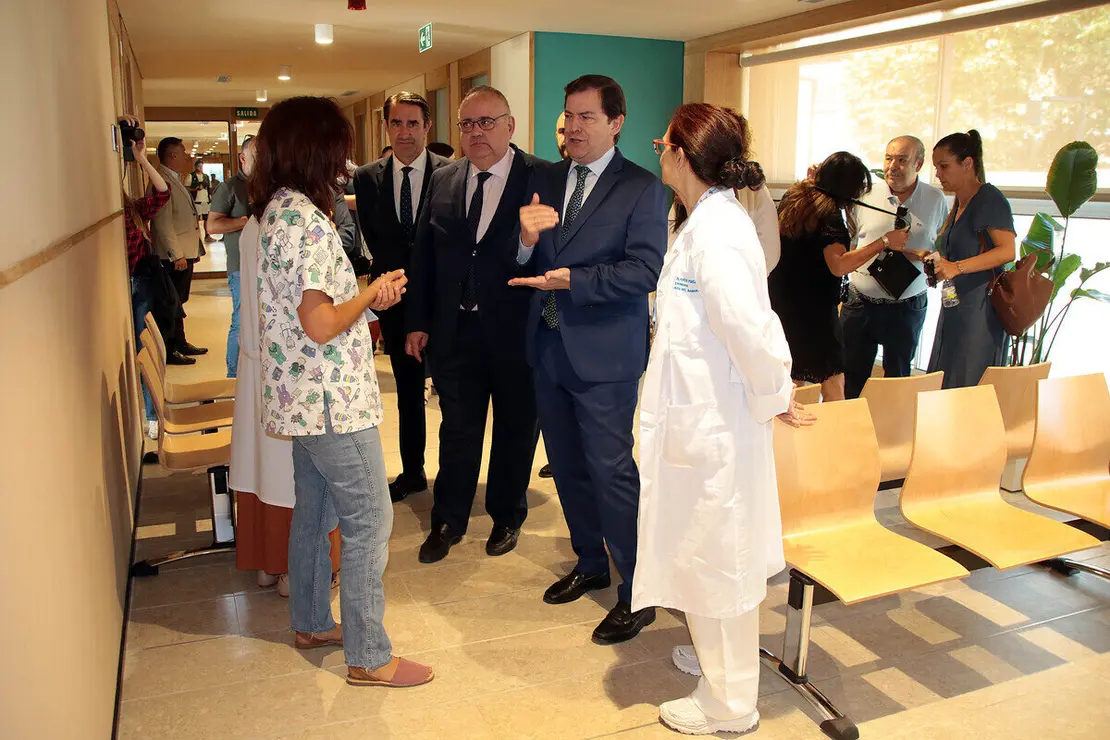El presidente de la Junta de Castilla y León, Alfonso Fernández Mañueco, inaugura las nuevas instalaciones del centro de salud de Pinilla-San Andrés del Rabanedo