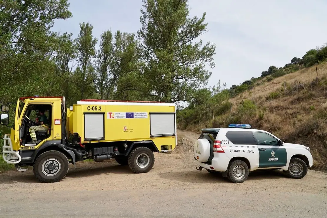 Incendio de nivel 1 en Olleros de Sabero (León)