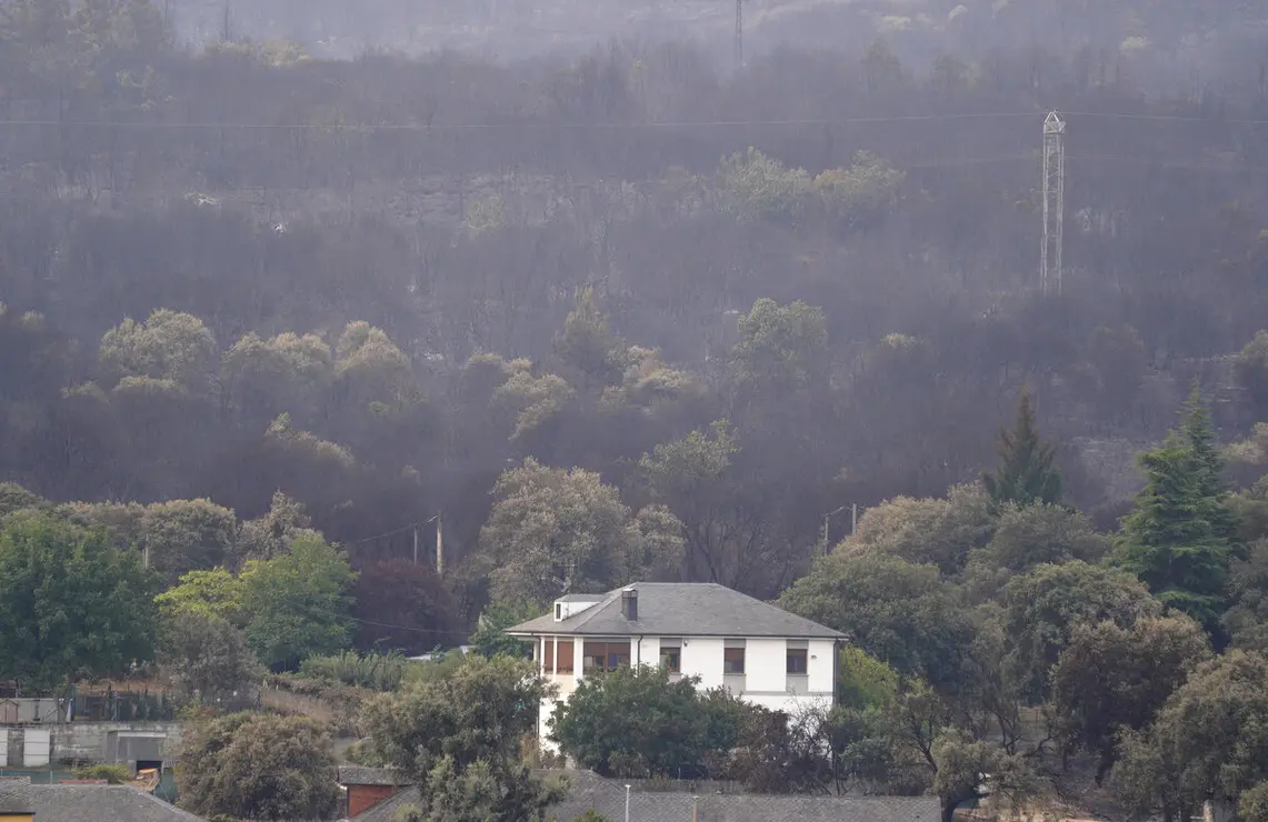 Incendio en Las Médulas (León)