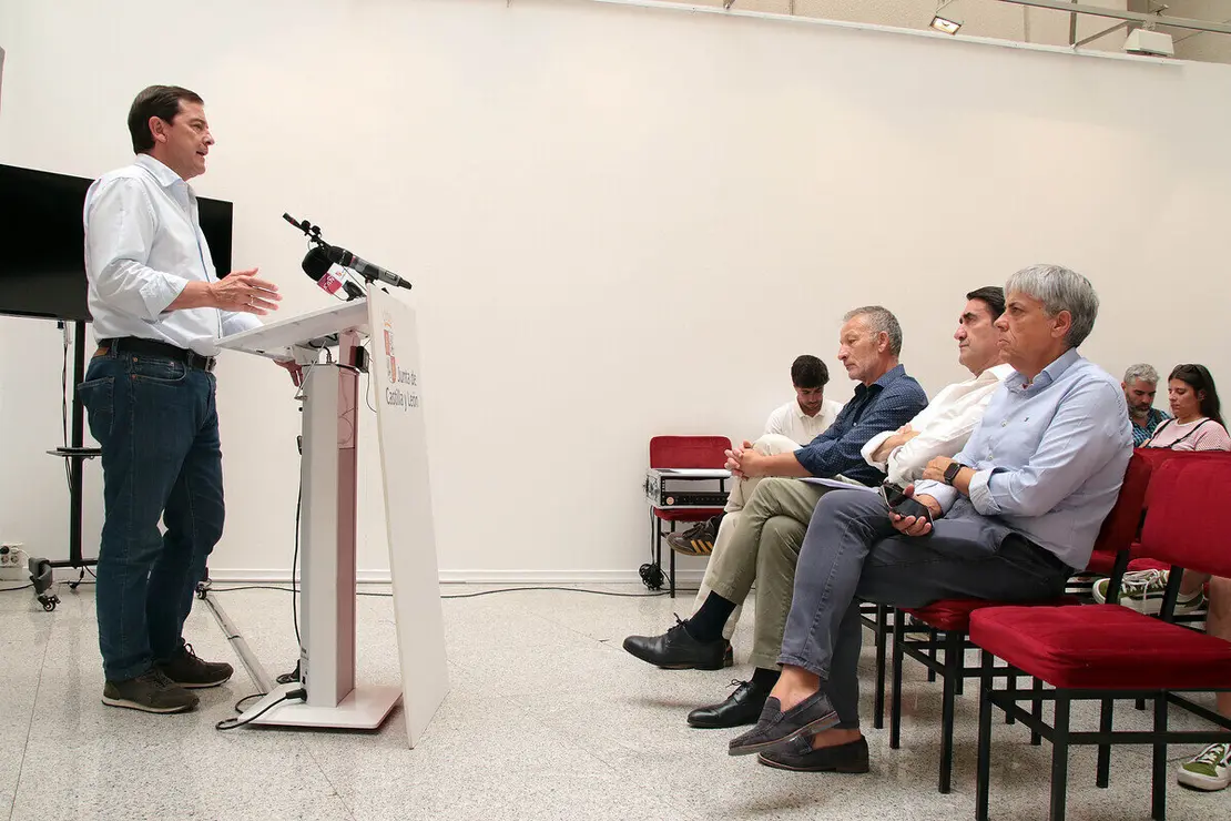 Rueda de prensa del presidente Alfonso Fernández Mañueco tras la reunión del CECOPI en León