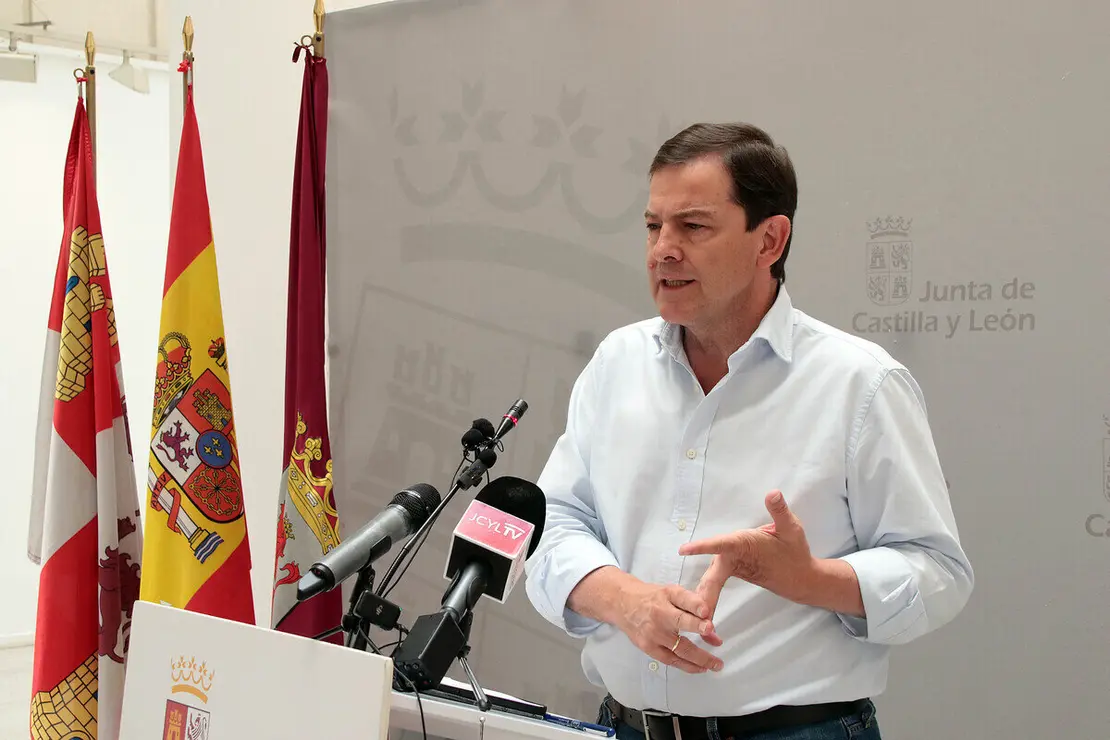 Rueda de prensa del presidente Alfonso Fernández Mañueco tras la reunión del CECOPI en León