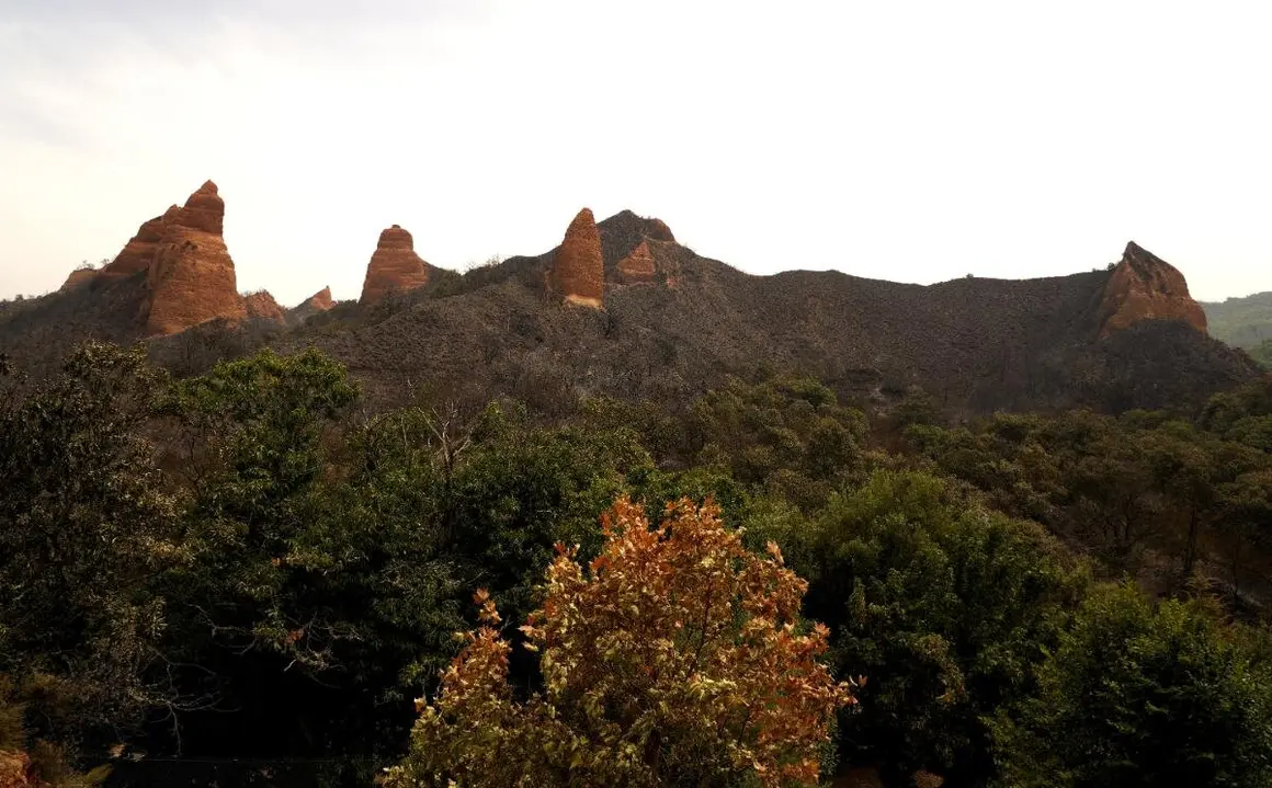 Efectos incendio en Las Médulas (1)
