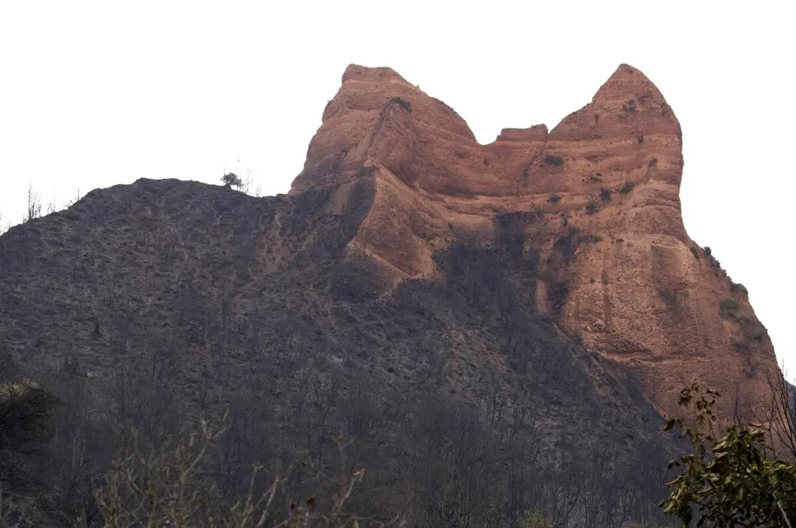 Efectos incendio en Las Médulas (6)