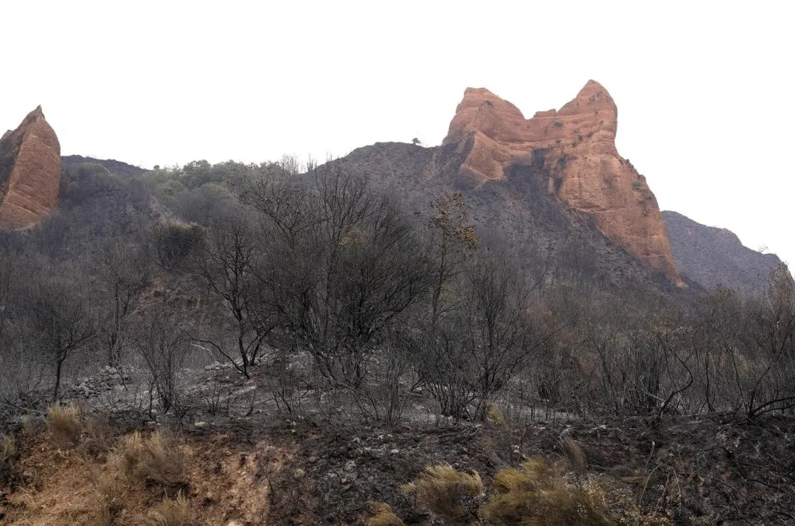 Efectos incendio en Las Médulas (7)