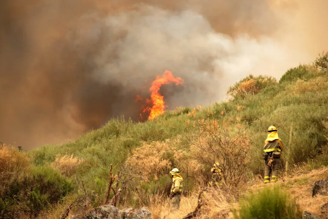 El incendio de Fasgar amenaza a las poblaciones de Villapujín, Barrio de la Puente y Posada de Omaña