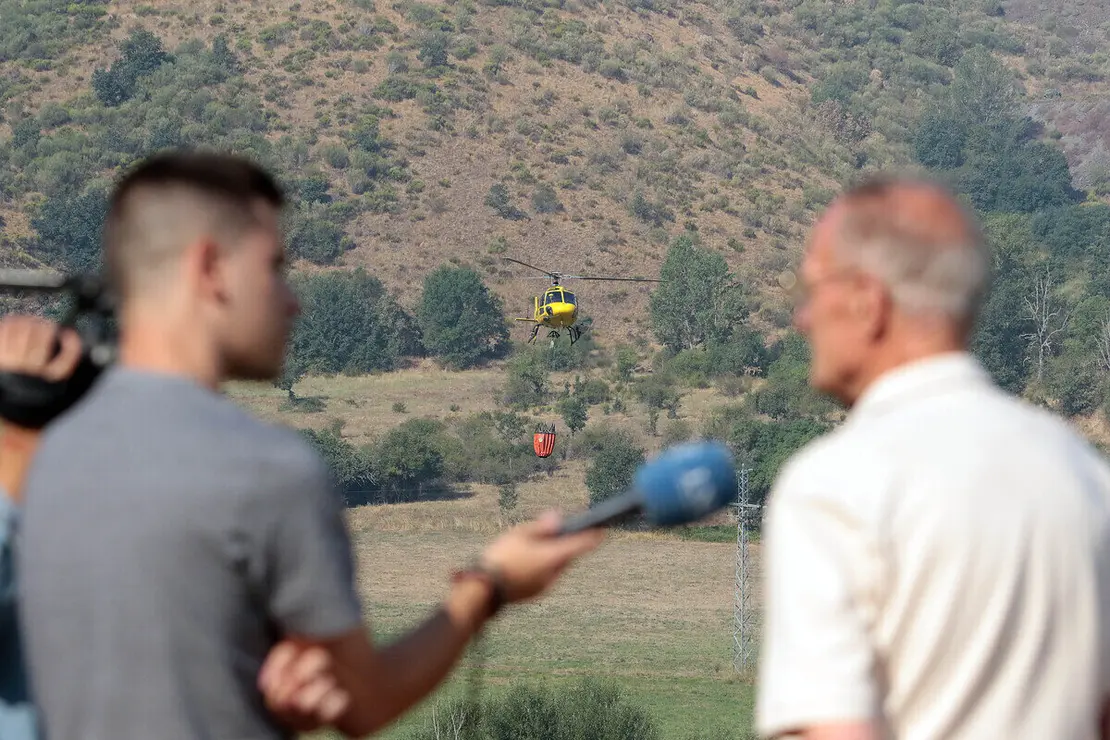 Incendio en Garaño (León)