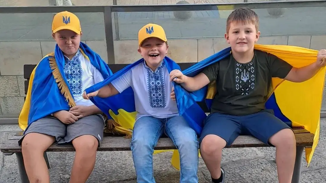 Concentración Día de la Independencia de Ucrania en León. Foto: AALUD