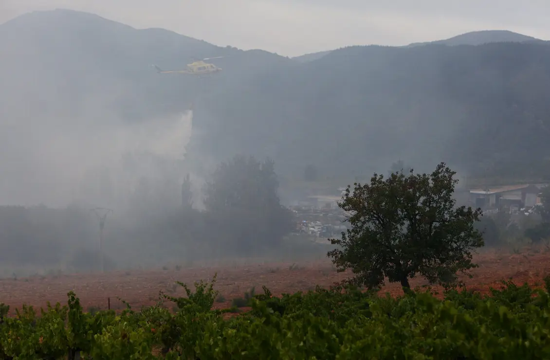 Incendio en Villafranca del Bierzo (León)
