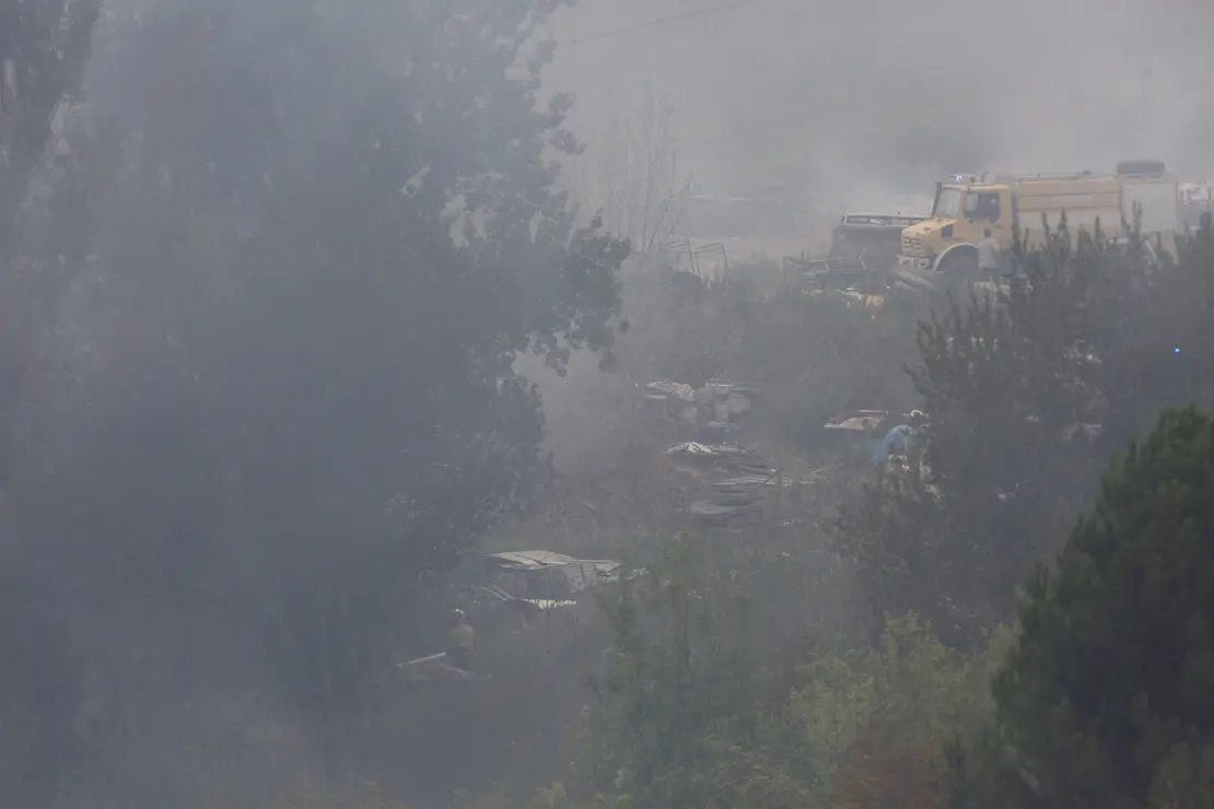 Incendio en Villafranca del Bierzo (León)