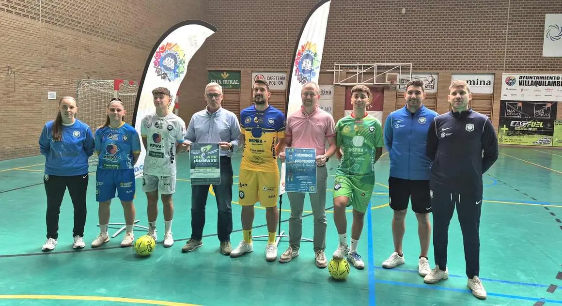Villaquilambre Futsal se refuerza con el apoyo del Ayuntamiento en su camino hacia la Segunda Nacional.