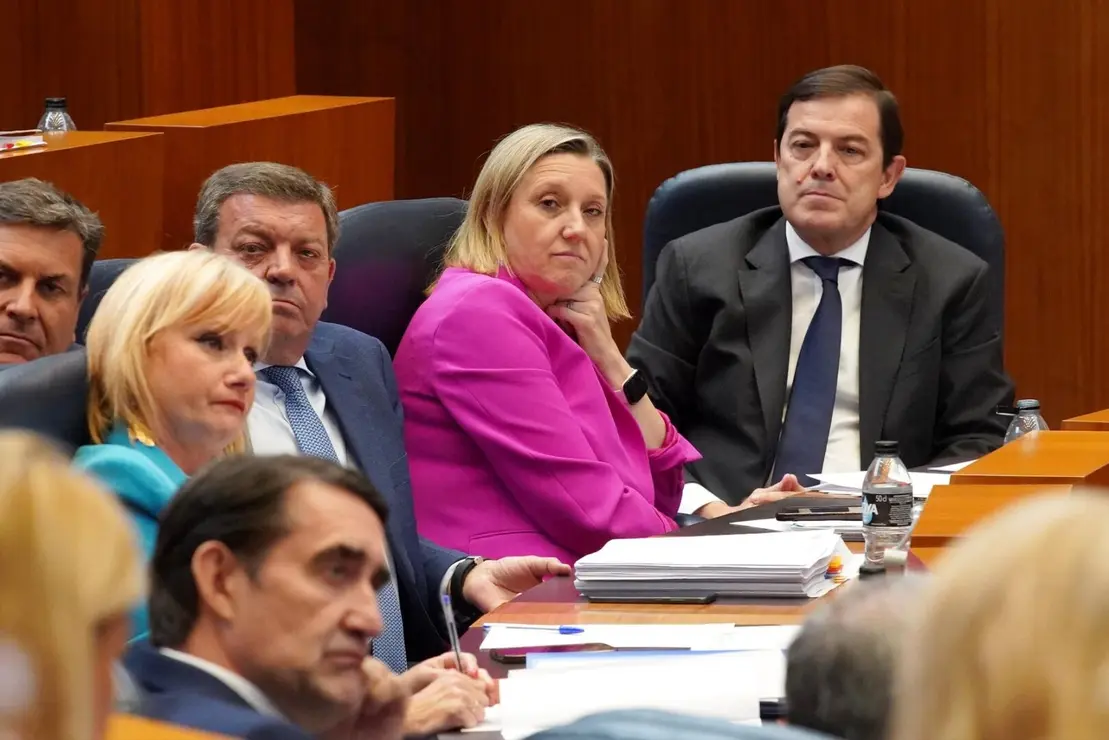 El presidente de la Junta, durante el pleno de este martes.
