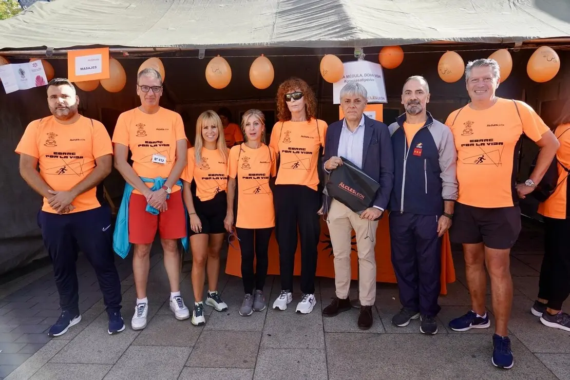 Carrera solidaria ‘Corre por la Vida’, organizada por la Asociación Leonesa con las Enfermedades de la Sangre, Alcles