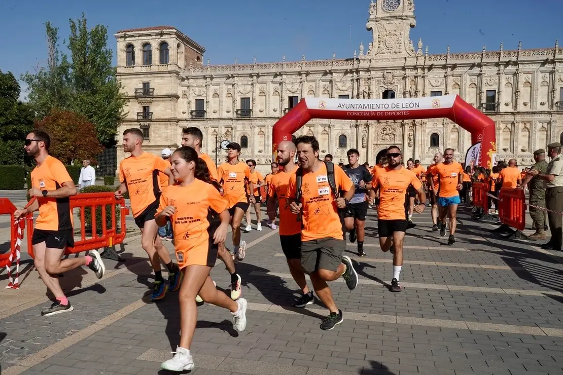 Carrera solidaria ‘Corre por la Vida’, organizada por la Asociación Leonesa con las Enfermedades de la Sangre, Alcles
