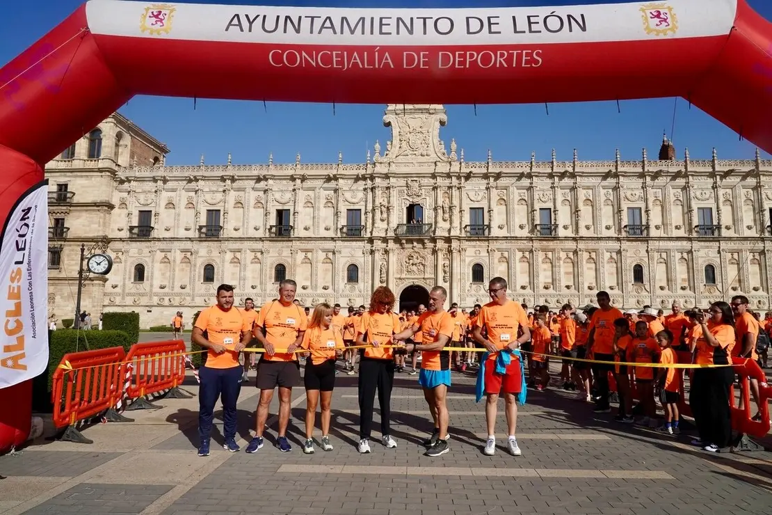 Carrera solidaria ‘Corre por la Vida’, organizada por la Asociación Leonesa con las Enfermedades de la Sangre, Alcles