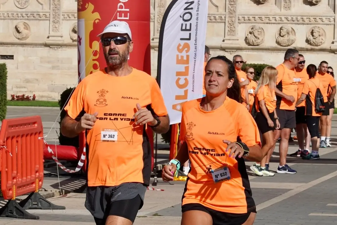 Carrera solidaria ‘Corre por la Vida’, organizada por la Asociación Leonesa con las Enfermedades de la Sangre, Alcles