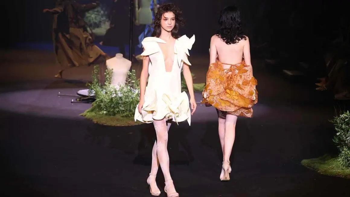 Desfile de la diseñadora Leonesa, María Lafuente en la Mercedes - Benz Fashion Week.
