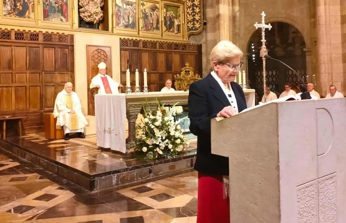 Las Aliadas, durante el acto conmemorativo celebrado en León capital (3)