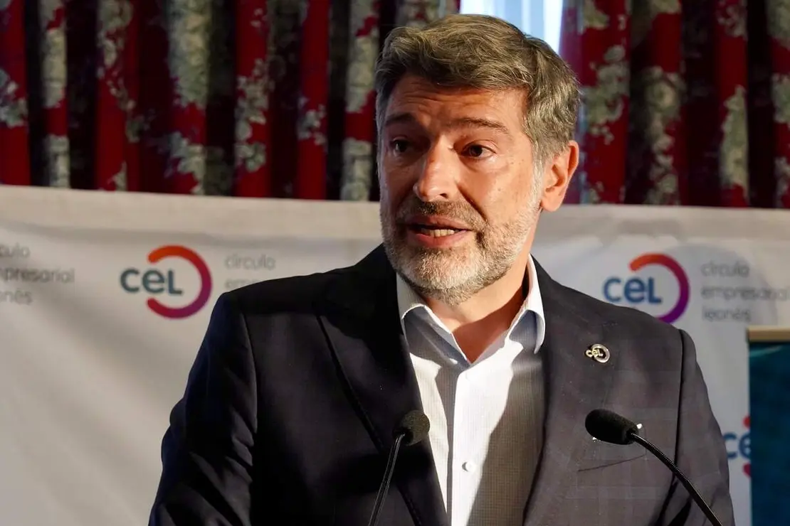 El presidente del Círculo de Empresarios, Juan María Nin, participa en un Encuentro Empresarial organizado por el Círculo Empresarial Leonés