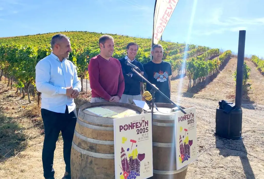 Ponfevin 2025 llenará Ponferrada de vino y música el 10 y 11 de octubre. La feria reunirá a 21 bodegas en el bulevar de la Rosaleda con degustaciones, música en directo y actividades para todos los públicos.