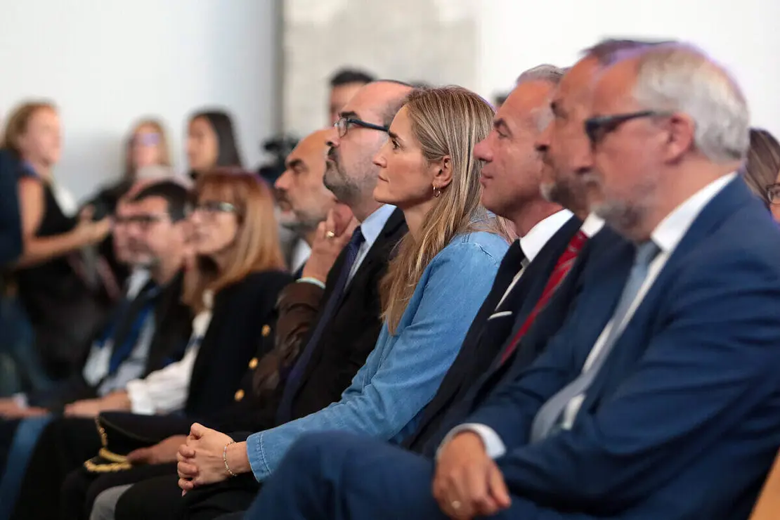 El presidente del Gobierno, Pedro Sánchez, participa en Ponferrada en la segunda jornada de la Convención por un Pacto de Estado frente a la Emergencia Climática, acompañado por la vicepresidenta Sara Aagesen y el delegado del Gobierno, Nicanor Sen