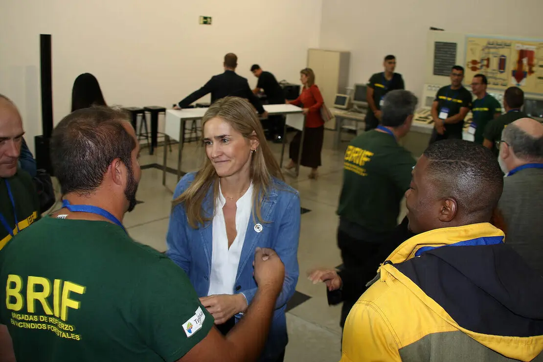 La vicepresidenta Sara Aagesen y el delegado del Gobierno, Nicanor Sen, se reúnen con brigadistas BRIF en la segunda jornada de la Convención por un Pacto de Estado frente a la Emergencia Climática