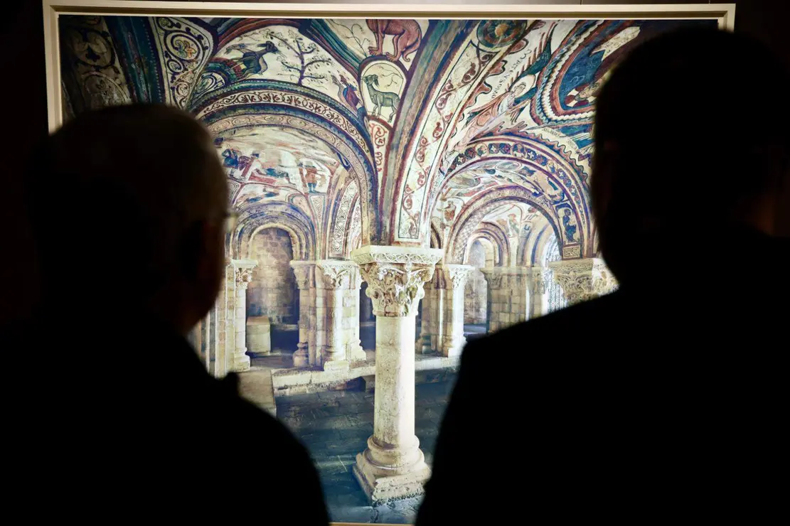 Acto de inauguración de la exposición temporal ‘El Panteón Real a través de las miradas’, organizada con motivo de la inauguración del Museo de la FAO en Roma, donde España está representada por el Calendario Agrícola de San Isidoro. Fotos: Campillo