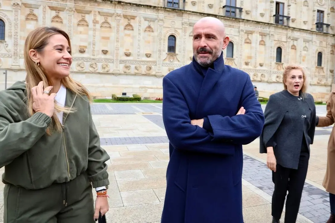 El vicesecretario nacional de Educación e Igualdad del Partido Popular, Jaime de los Santos, visita León junto a la diputada leonesa Silvia Franco y la senadora Asunción Mayo