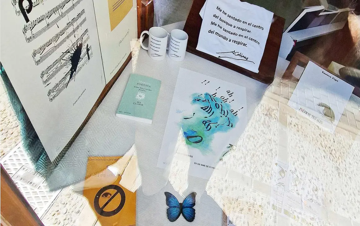 La apuesta más reciente y significativa de la Librería Arlequín subraya su elevado perfil cultural: la coordinación con la exposición del poeta pluridisciplinar leonés Gustavo Vega Mansilla que tiene hasta el próximos mes de enero en la prestigiosa Casa de la Poesía, Museo-Archivo Antonio Colinas