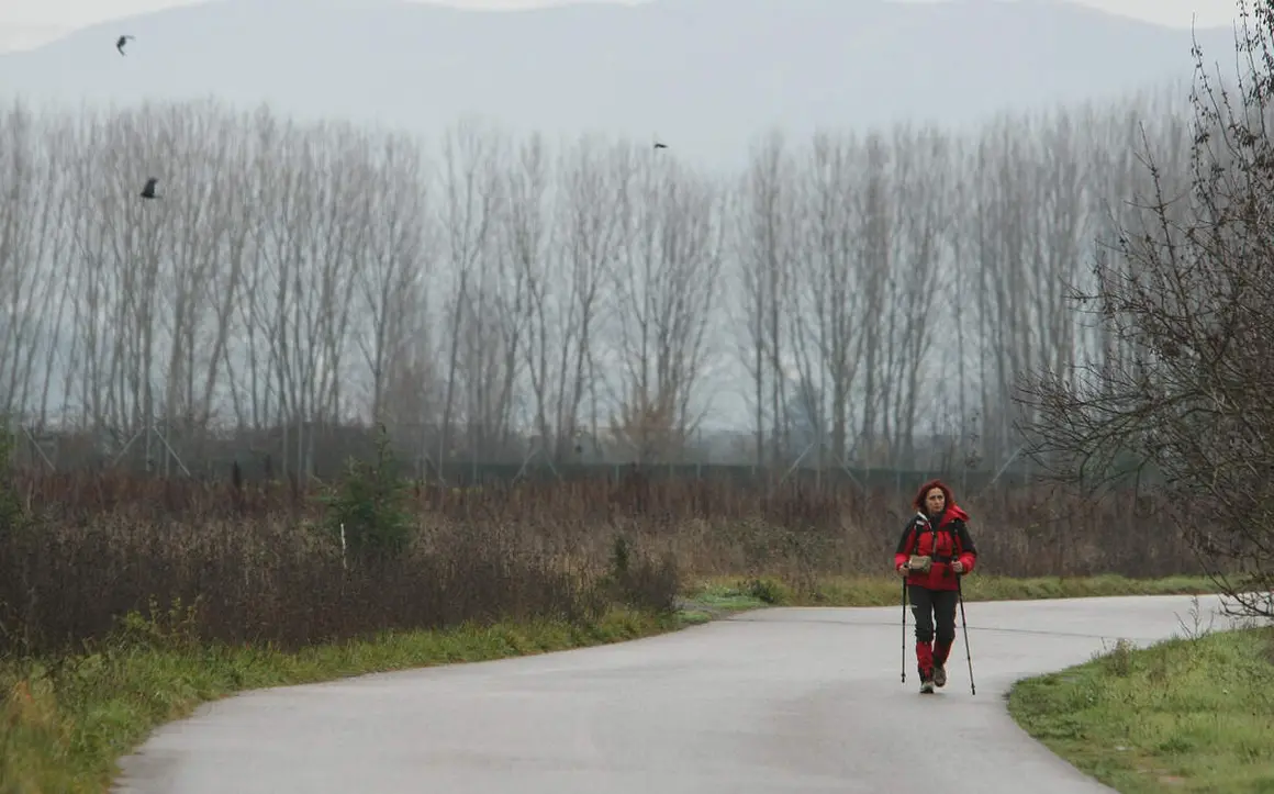 Peregrinos a su paso por la comarca del Bierzo