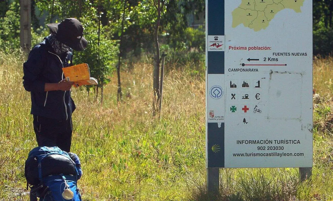 Peregrinos a su paso por la comarca del Bierzo