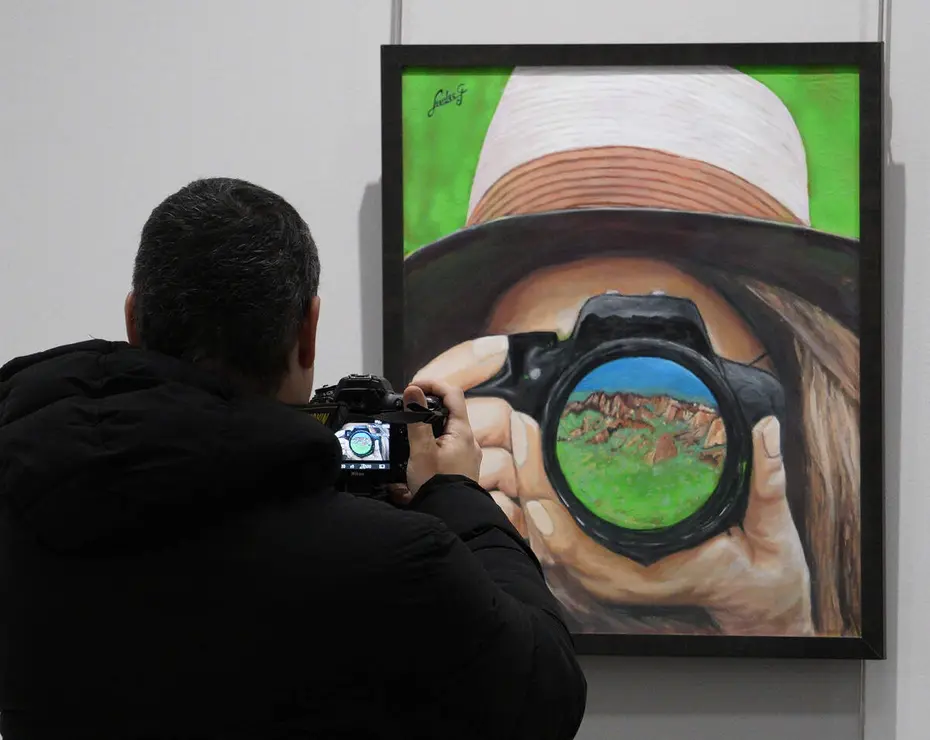 Inauguración de la exposición dedicada a Las Médulas en la Casa de la Cultura de Ponferrada