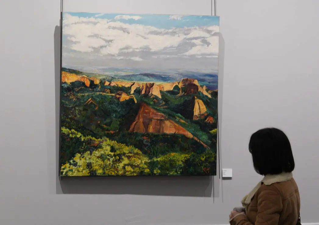 Inauguración de la exposición dedicada a Las Médulas en la Casa de la Cultura de Ponferrada