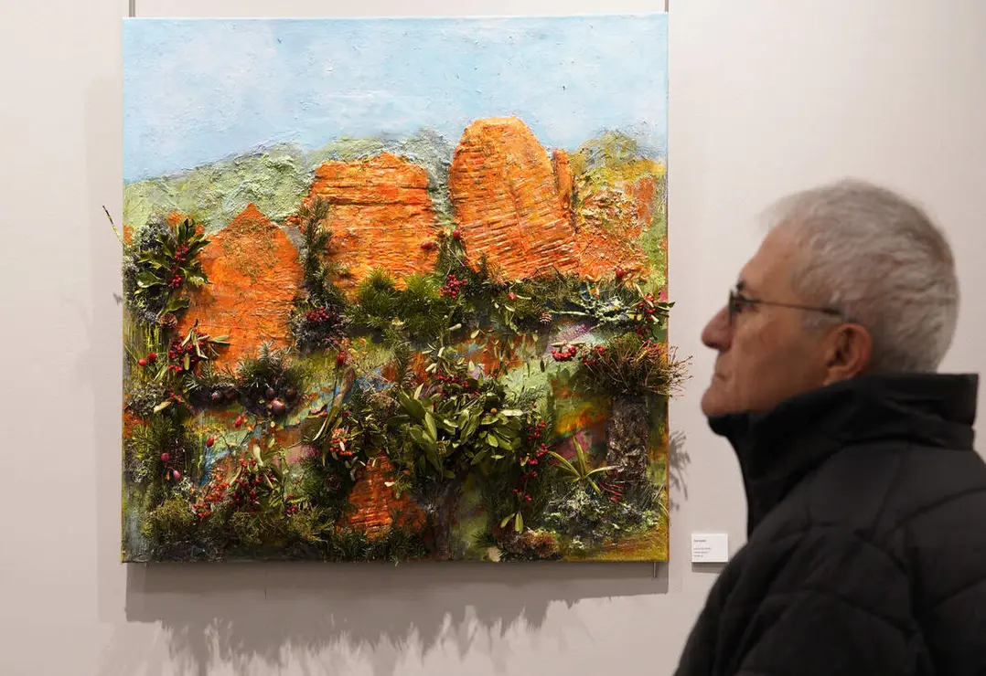 Inauguración de la exposición dedicada a Las Médulas en la Casa de la Cultura de Ponferrada