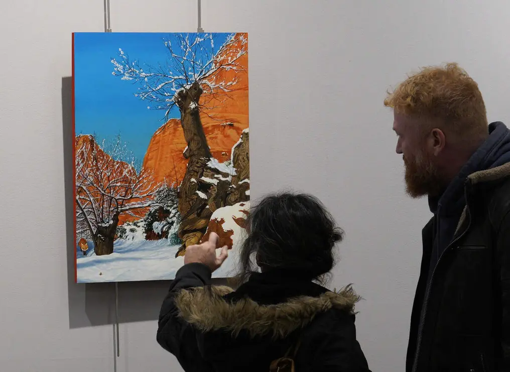 Inauguración de la exposición dedicada a Las Médulas en la Casa de la Cultura de Ponferrada