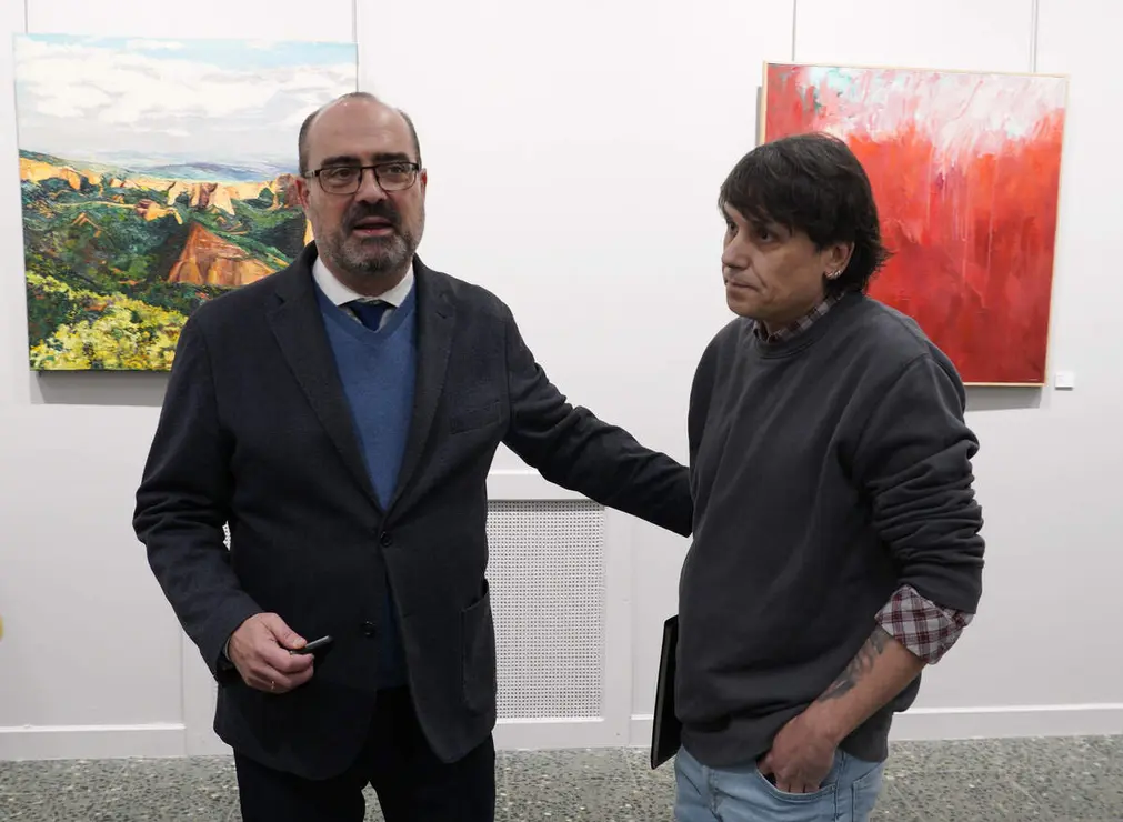 Inauguración de la exposición dedicada a Las Médulas en la Casa de la Cultura de Ponferrada