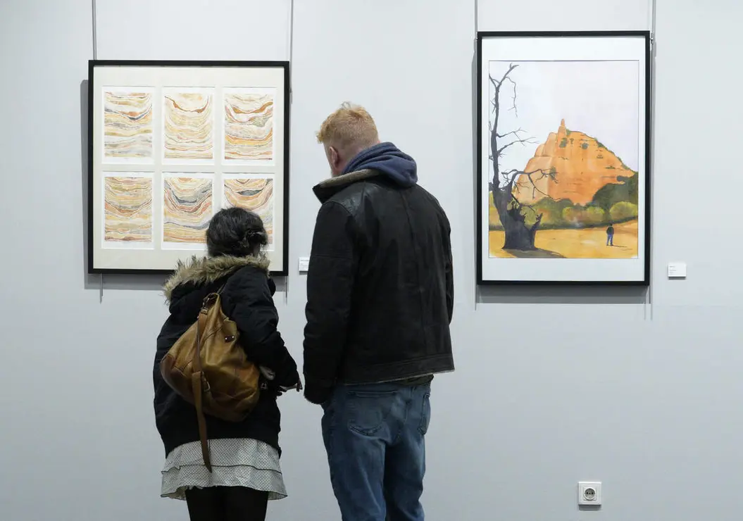 Inauguración de la exposición dedicada a Las Médulas en la Casa de la Cultura de Ponferrada