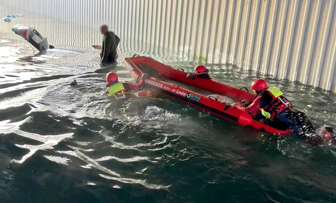Rescate en San Andr&eacute;s del Rabanedo (1)