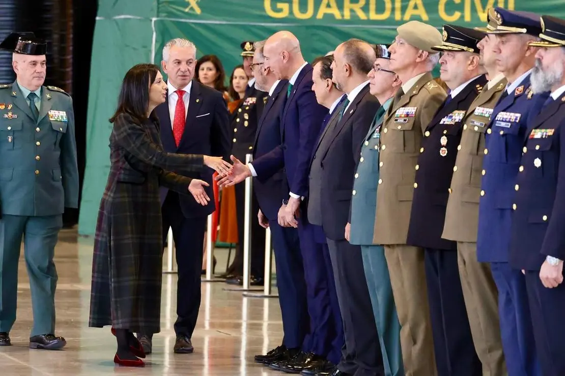 La directora general de la Guardia Civil, Mercedes Gonz&aacute;lez, preside el acto de toma de posesi&oacute;n del general de Brigada, Miguel S&aacute;nchez Guerrero, como nuevo jefe de la Zona de Castilla y Le&oacute;n