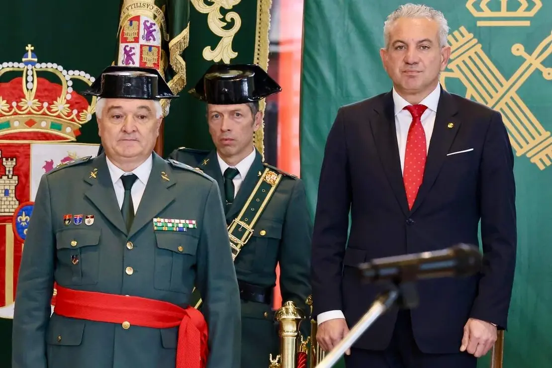 La directora general de la Guardia Civil, Mercedes Gonz&aacute;lez, preside el acto de toma de posesi&oacute;n del general de Brigada, Miguel S&aacute;nchez Guerrero, como nuevo jefe de la Zona de Castilla y Le&oacute;n