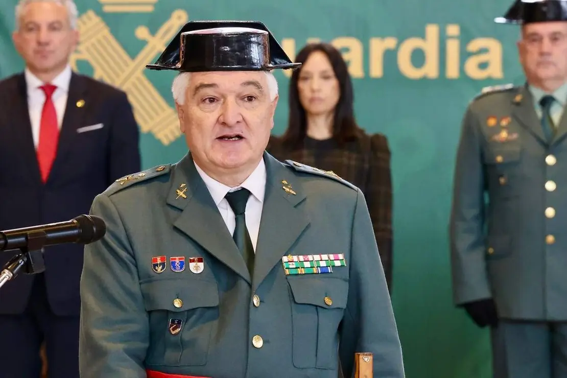 La directora general de la Guardia Civil, Mercedes Gonz&aacute;lez, preside el acto de toma de posesi&oacute;n del general de Brigada, Miguel S&aacute;nchez Guerrero, como nuevo jefe de la Zona de Castilla y Le&oacute;n